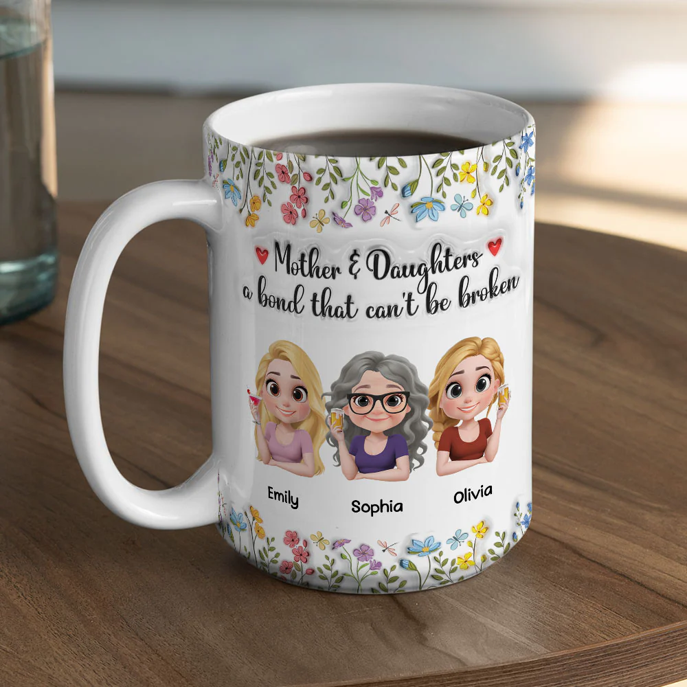 Unbreakable Bond - Personalized Custom 3D Inflated Effect Mug - Image 9
