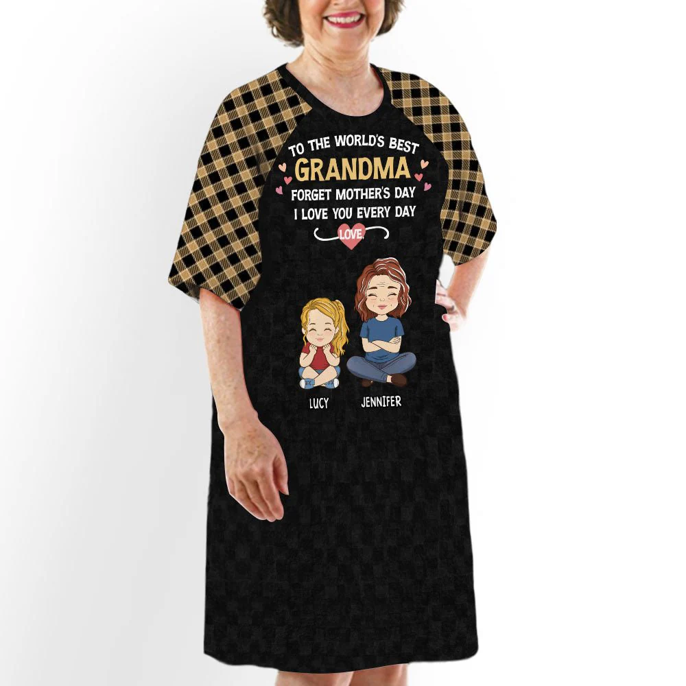 Unconditional Love - Personalized Custom 3/4 Sleeve Dress - Image 3