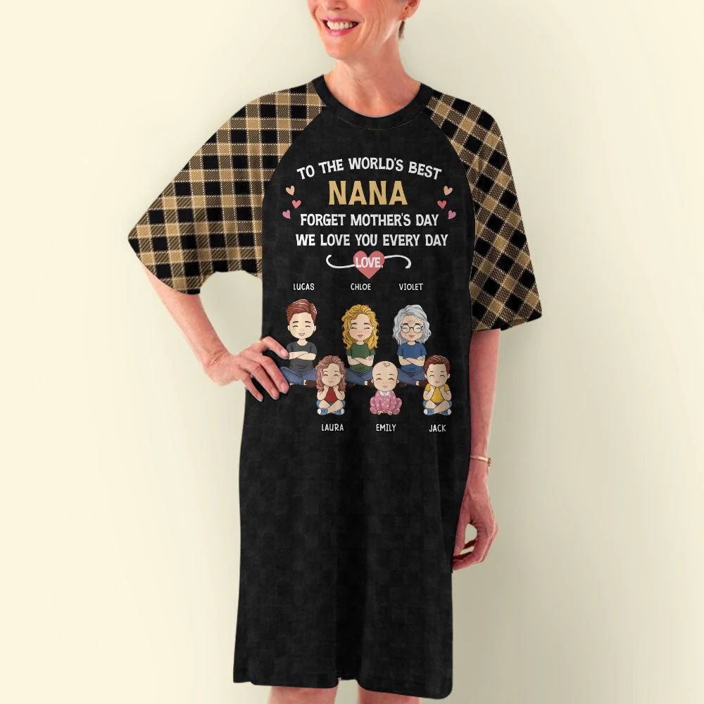 Unconditional Love - Personalized Custom 3/4 Sleeve Dress - Image 5