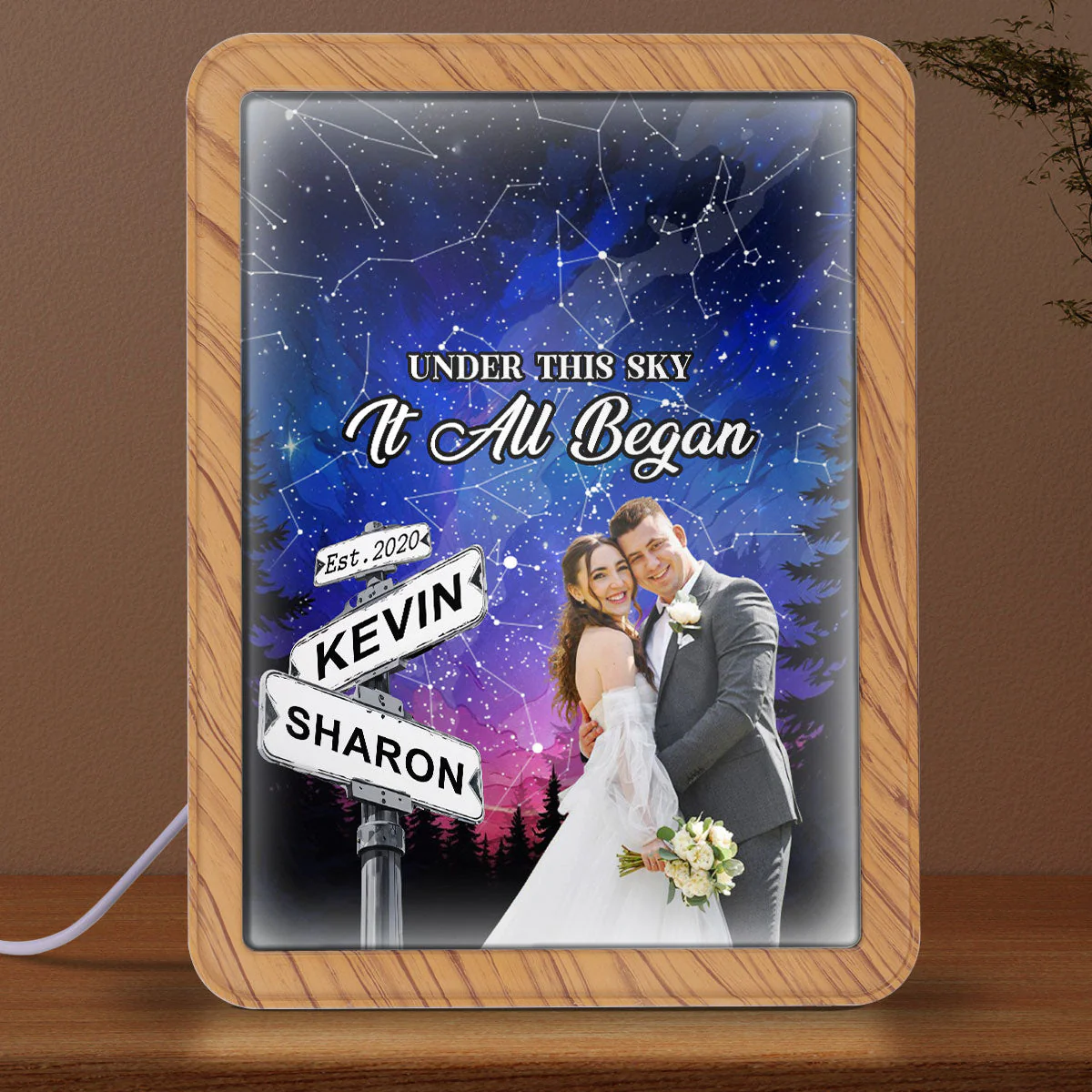 Under The Sky It All Began - Personalized Custom Magic Mirror - Image 2