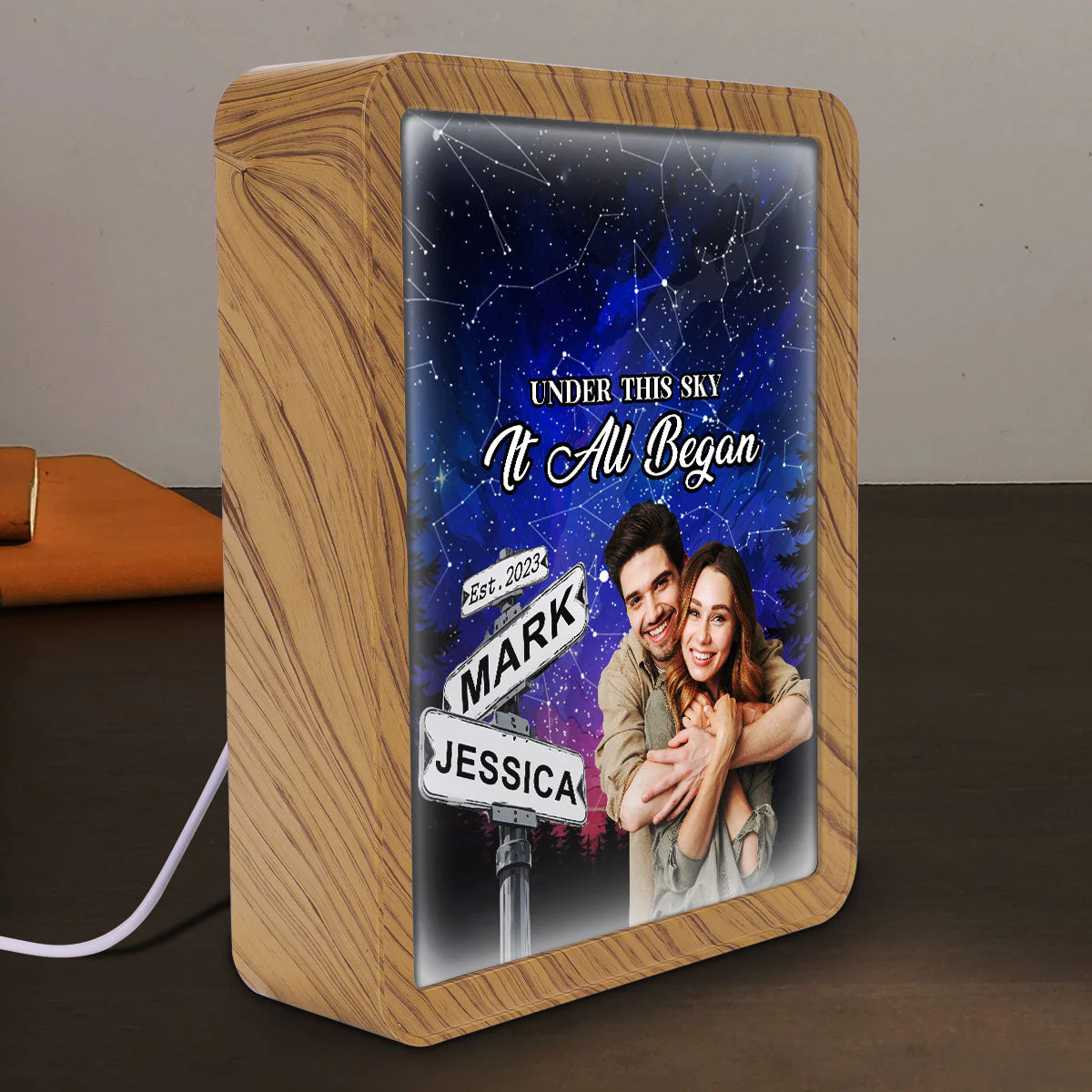 Under The Sky It All Began - Personalized Custom Magic Mirror - Image 6