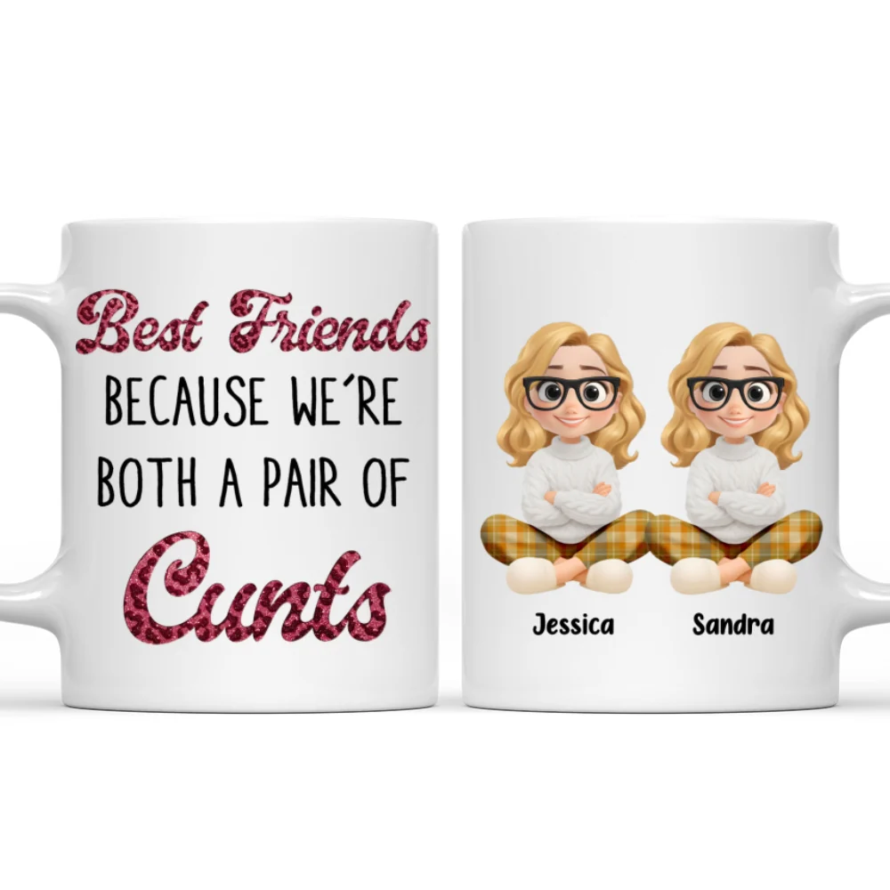 Unfiltered Besties - Personalized Custom Coffee Mug - Image 6