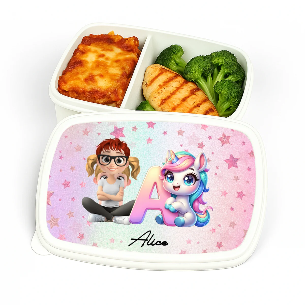 Unicorn Kids - Personalized Custom Lunch Box - Image 5