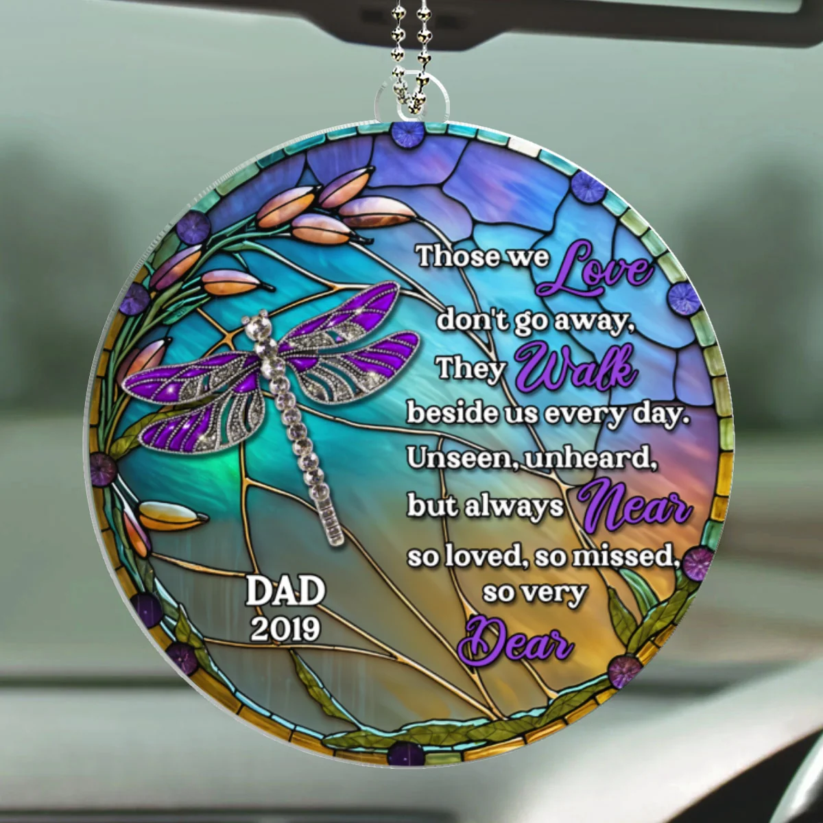 Unseen Unheard But Always Near - Personalized Custom Car Ornament - Image 6