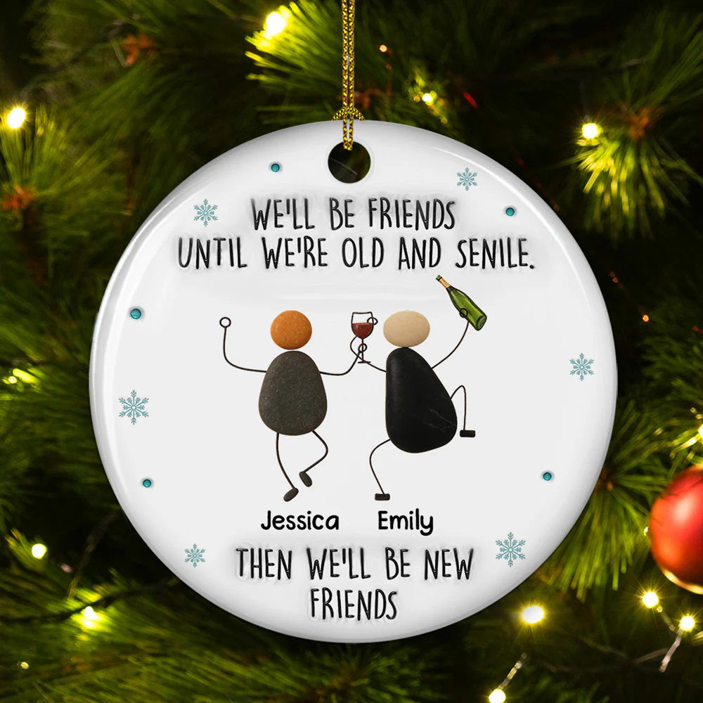Until We Are Old - Personalized Custom 3D Inflated Effect Ceramic Ornament - Image 4