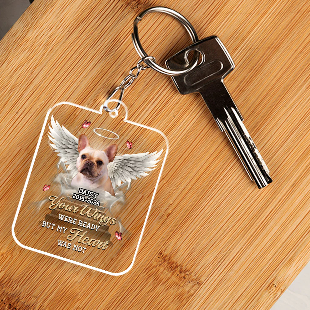 Until We Meet Again - Personalized Custom Acrylic Keychain - Image 3