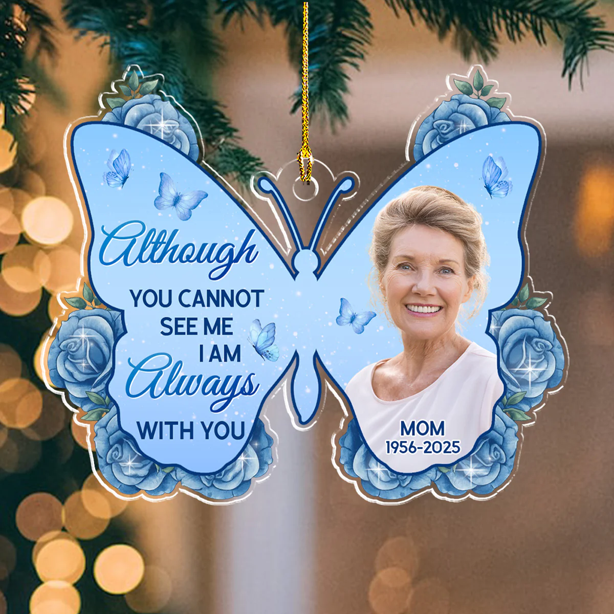 Until We Meet Again - Personalized Custom Acrylic Ornament - Image 3