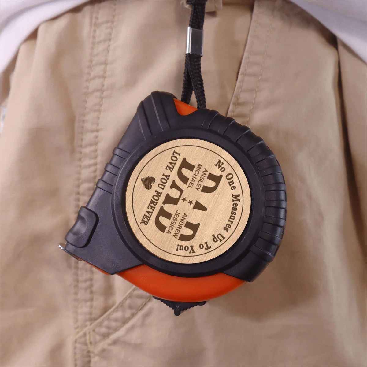 Up To You Dad - Personalized Custom Tape Measure - Image 3