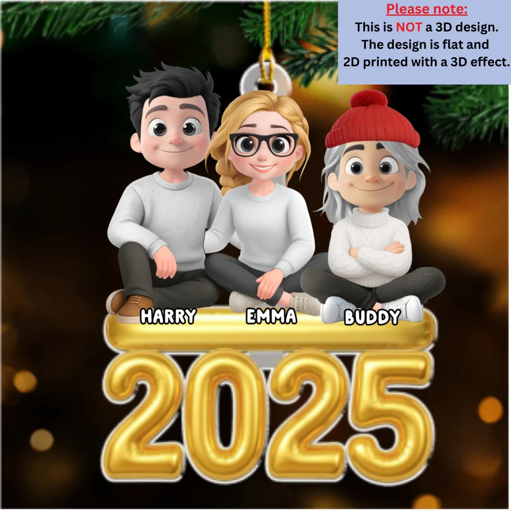 Us And Our Children - Personalized Custom Acrylic Ornament - Image 7