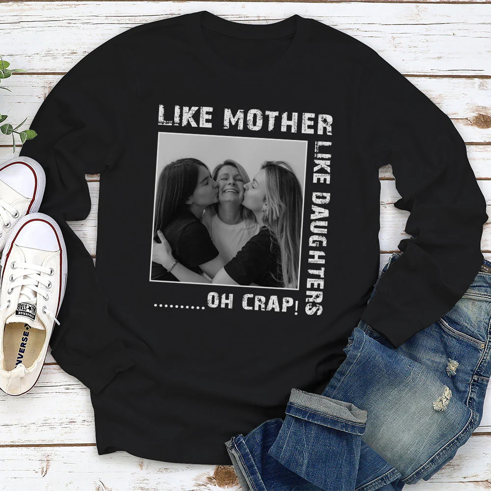 Vintage Mother And Daughter - Personalized Custom Shirt - Image 2