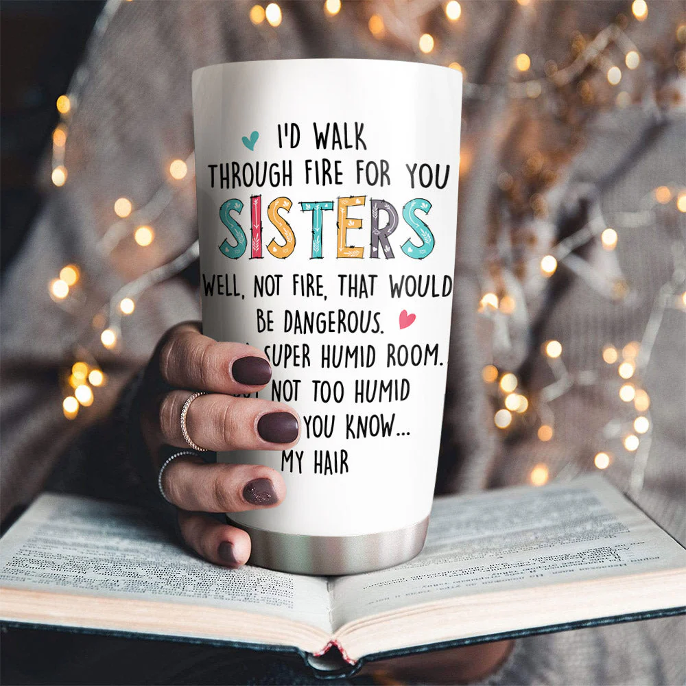 Walk Through Fire - Personalized Custom Tumbler - Image 3
