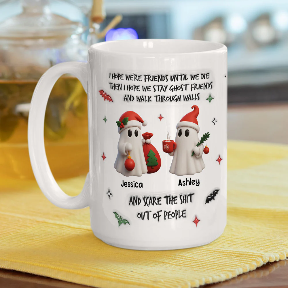 Walking Through Walls With You - Personalized Custom 3D Inflated Effect Mug - Image 4