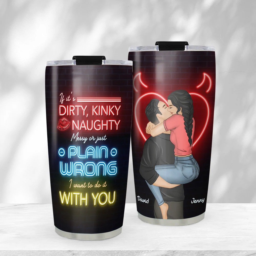 Wanna Do It With You - Personalized Custom Tumbler - Image 4