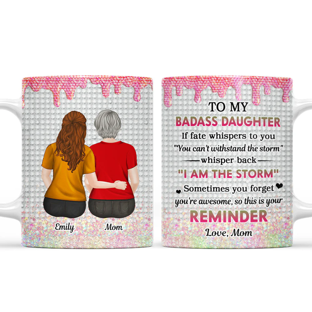 Warrior Granddaughter - Personalized Custom Coffee Mug