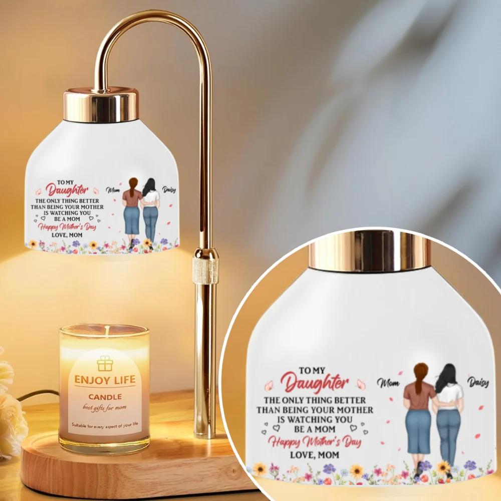 Watching You Be A Mom - Personalized Custom Candle Warmer Lamp - Image 6