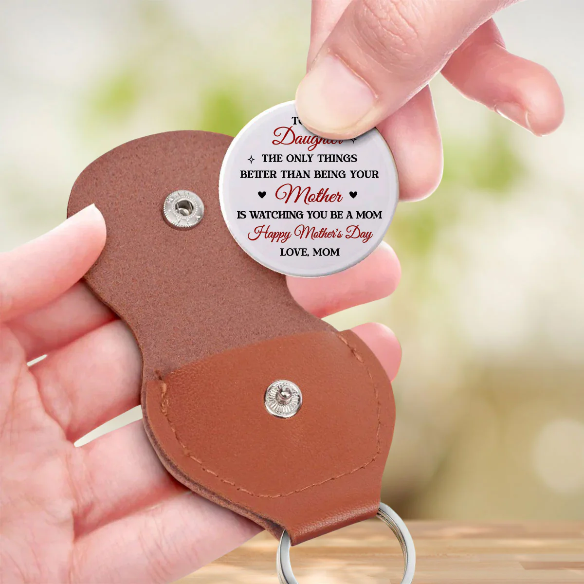 Watching You Be A Mom - Personalized Custom Pocket Hug - Image 3