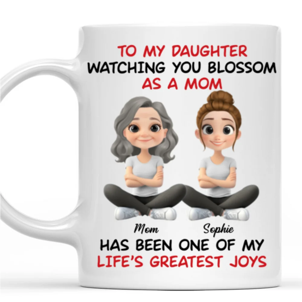 Watching You Blossom - Personalized Custom Coffee Mug - Image 7