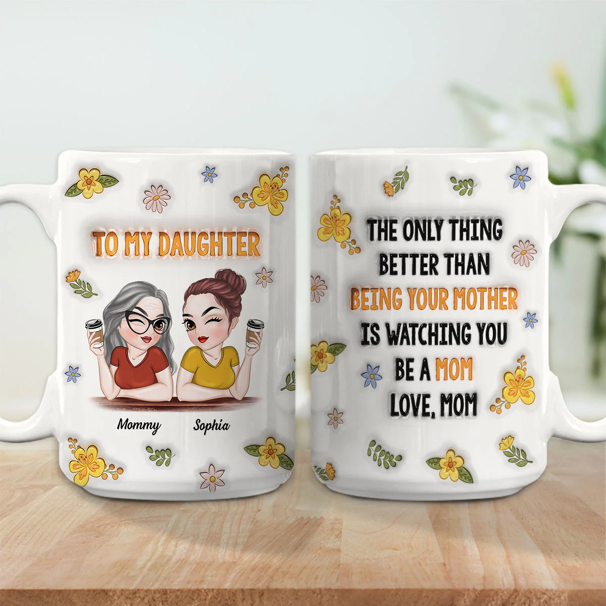 Watching You - Personalized Custom 3D Inflated Effect Mug - Image 6