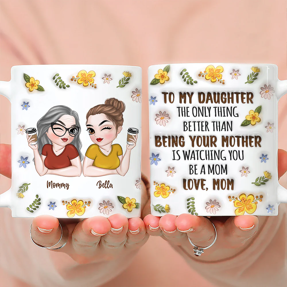 Watching You - Personalized Custom 3D Inflated Effect Mug - Image 3