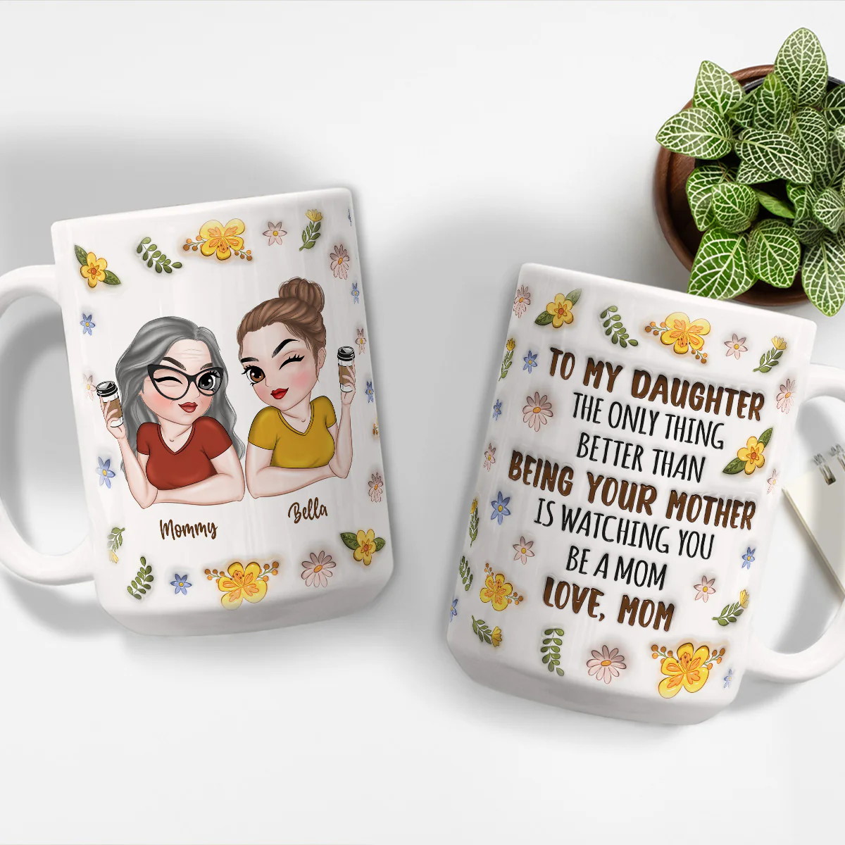 Watching You - Personalized Custom 3D Inflated Effect Mug - Image 7