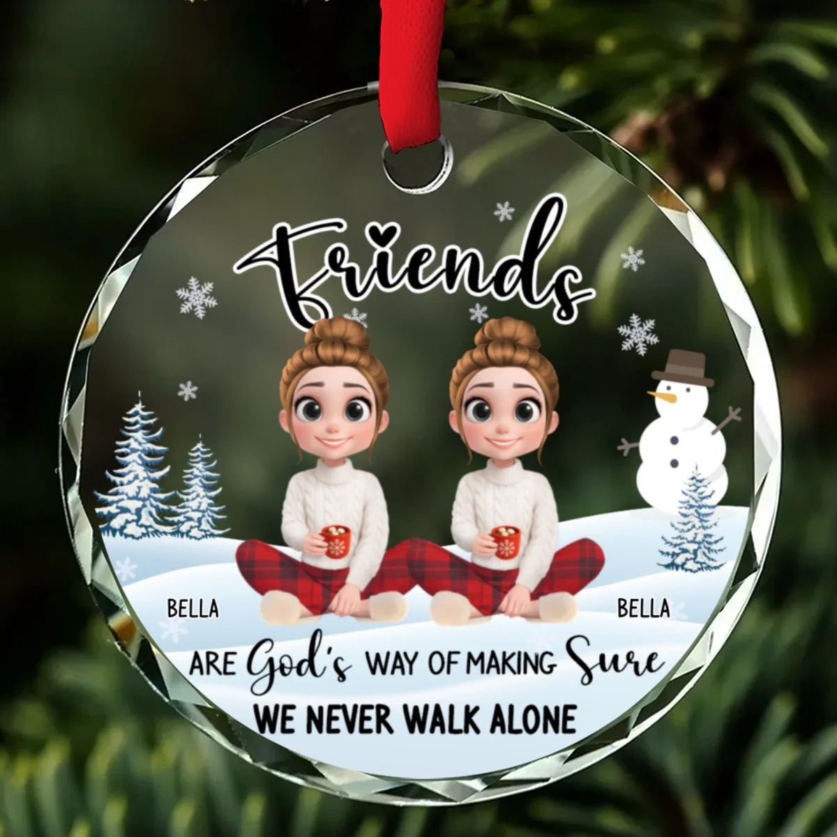 Way Of God - Personalized Custom Glass Ornament - Image 6