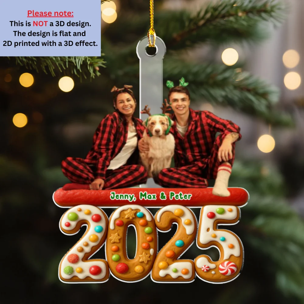 We And Our Dog Version 3 Photo - Personalized Custom Acrylic Ornament - Image 6