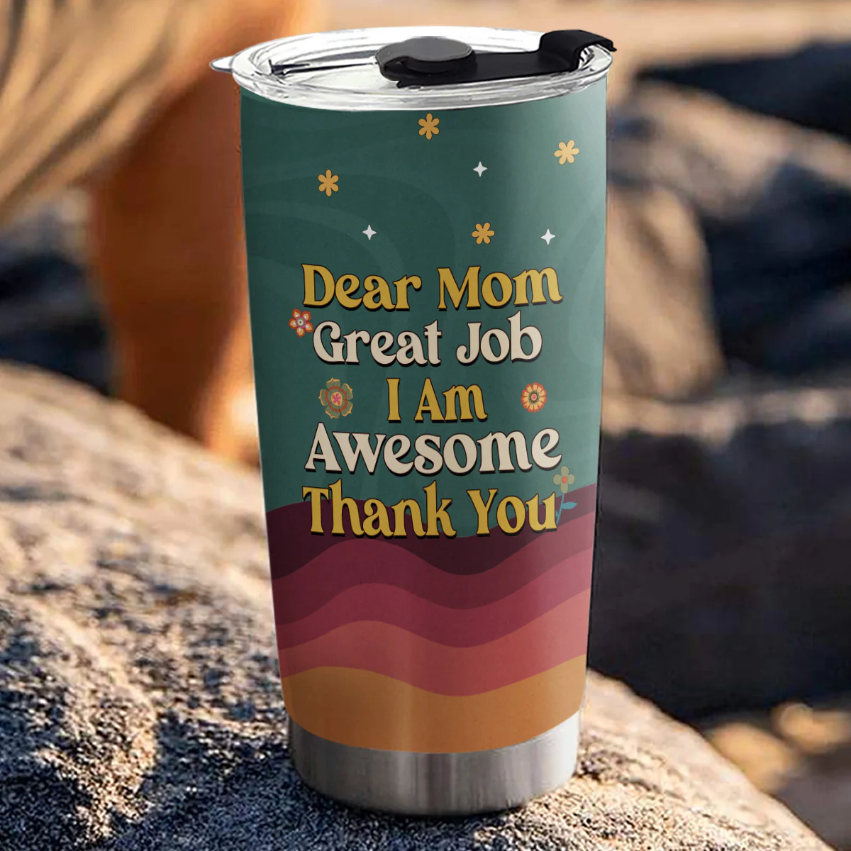 We Are Awesome Thank You - Personalized Custom Tumbler - Image 2