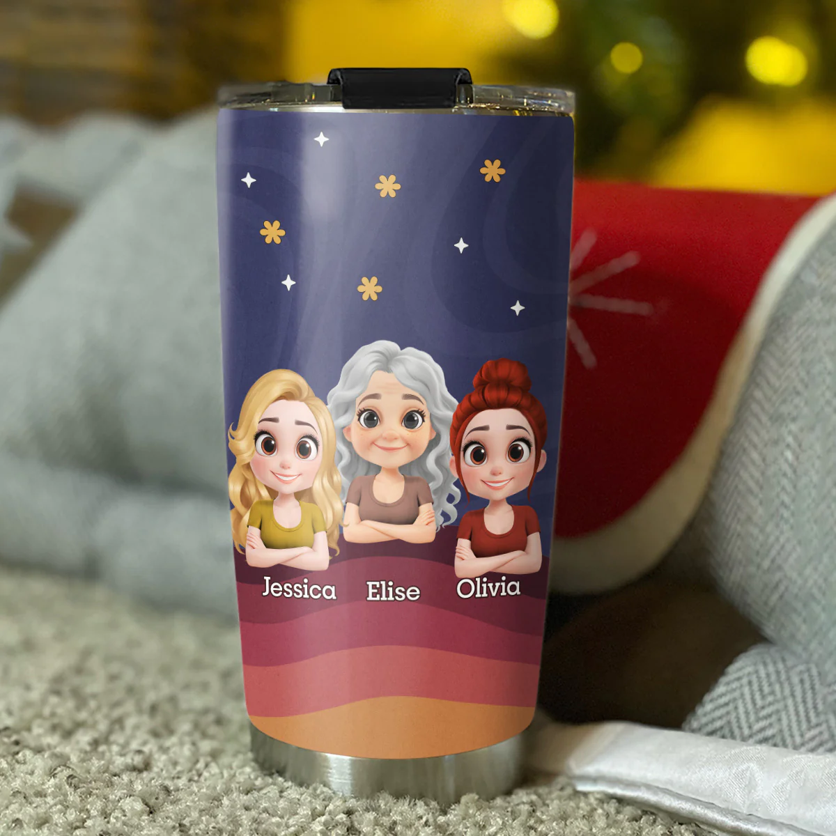We Are Awesome Thank You - Personalized Custom Tumbler - Image 3