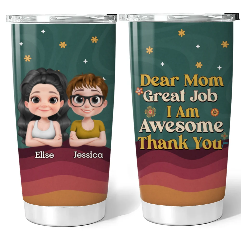 We Are Awesome Thank You - Personalized Custom Tumbler - Image 6
