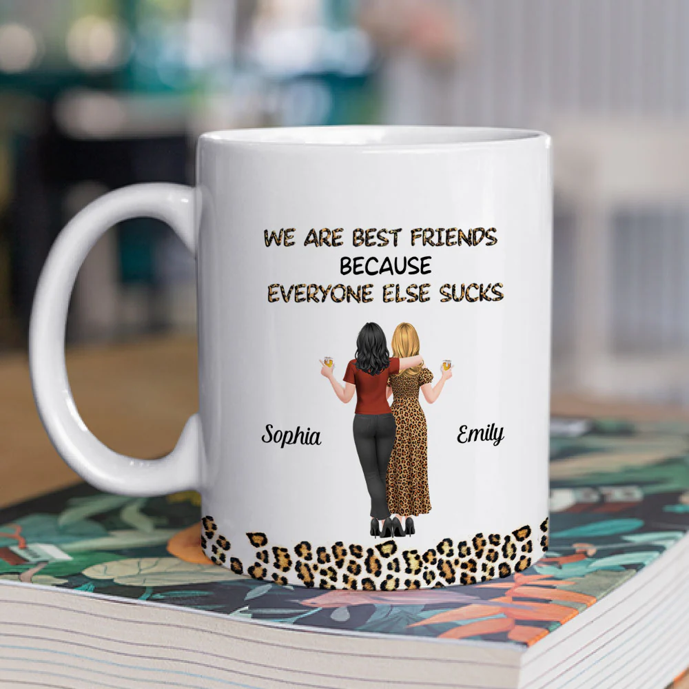 We Are Best Friend - Personalized Custom Coffee Mug - Image 2