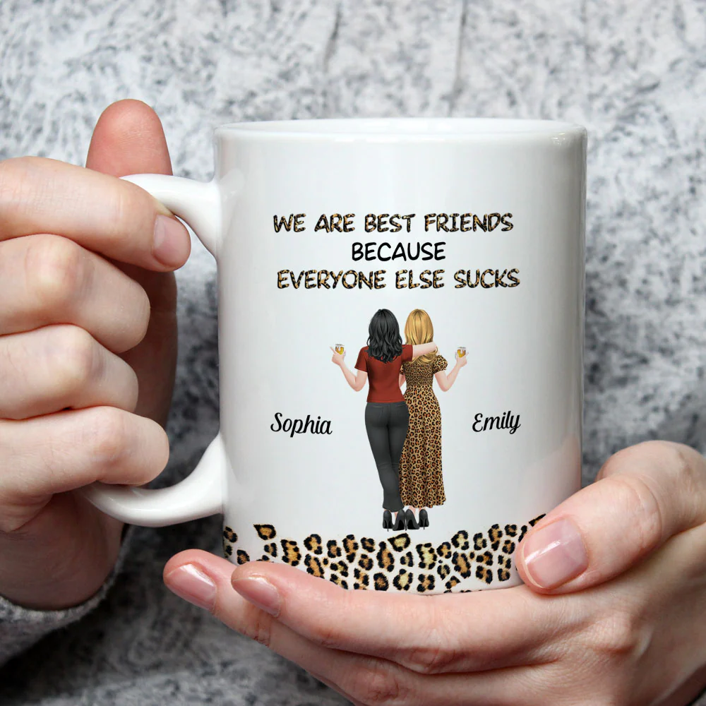 We Are Best Friend - Personalized Custom Coffee Mug - Image 3
