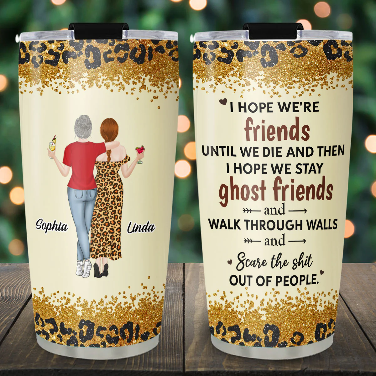 We Are Friends Until We Die - Personalized Custom Tumbler - Image 3