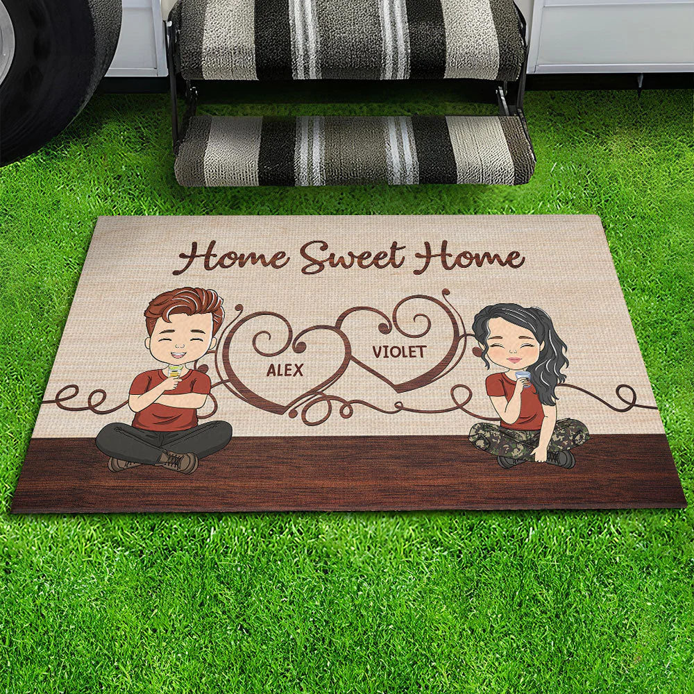 We Are Homebodies - Personalized Custom Doormat - Image 2