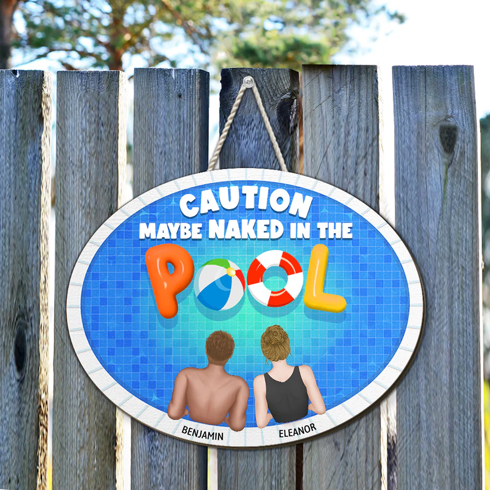 We Are In The Pool - Personalized Custom Wood Sign - Image 3