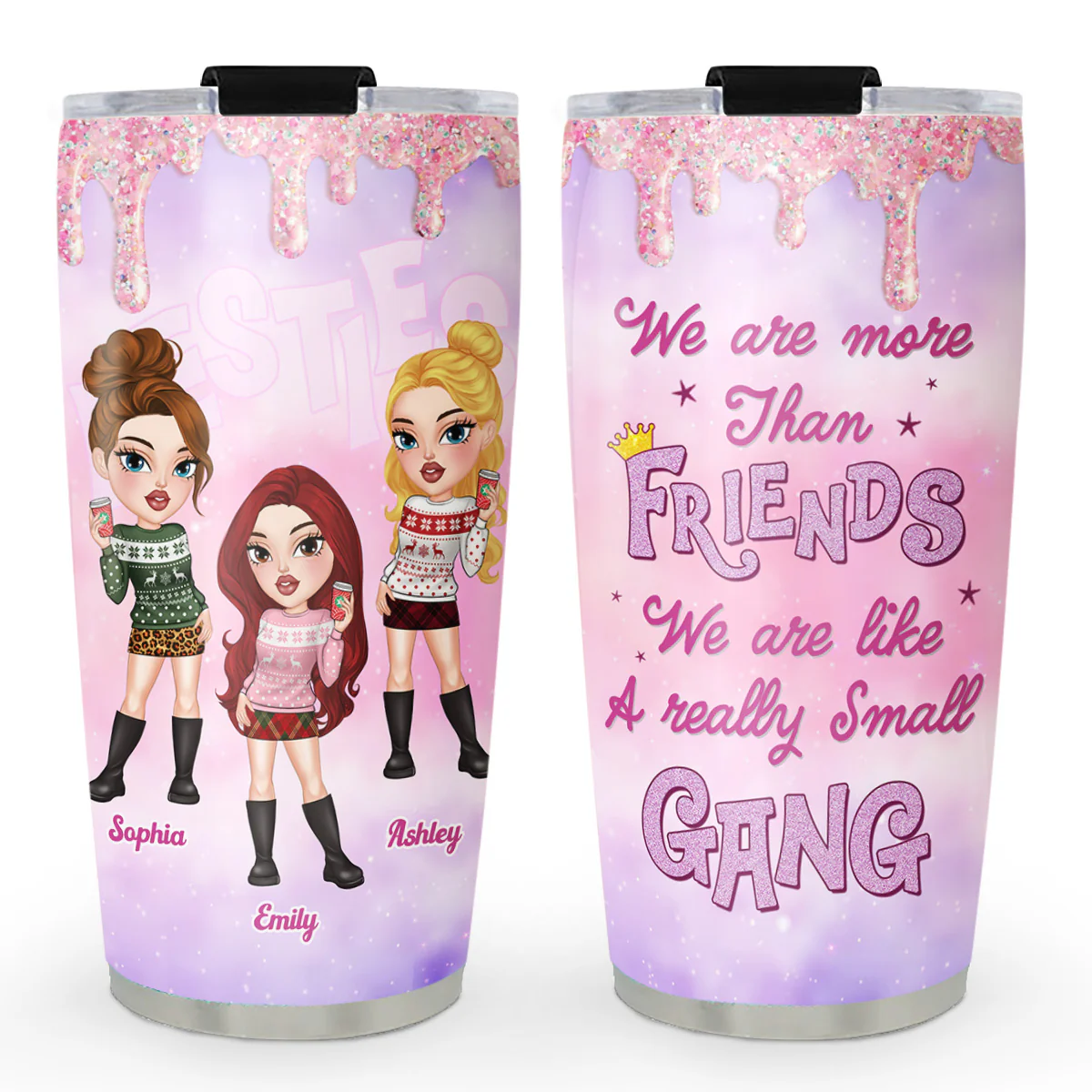 We Are Like A Really Small Gang - Personalized Custom Tumbler