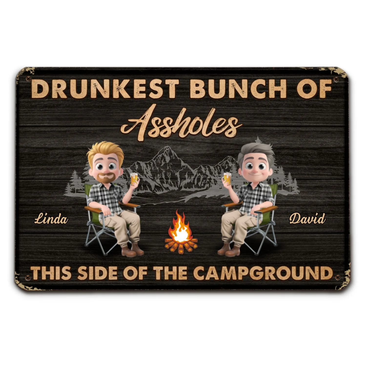 We Are Not Alcoholics - Personalized Custom Metal Sign - Image 6