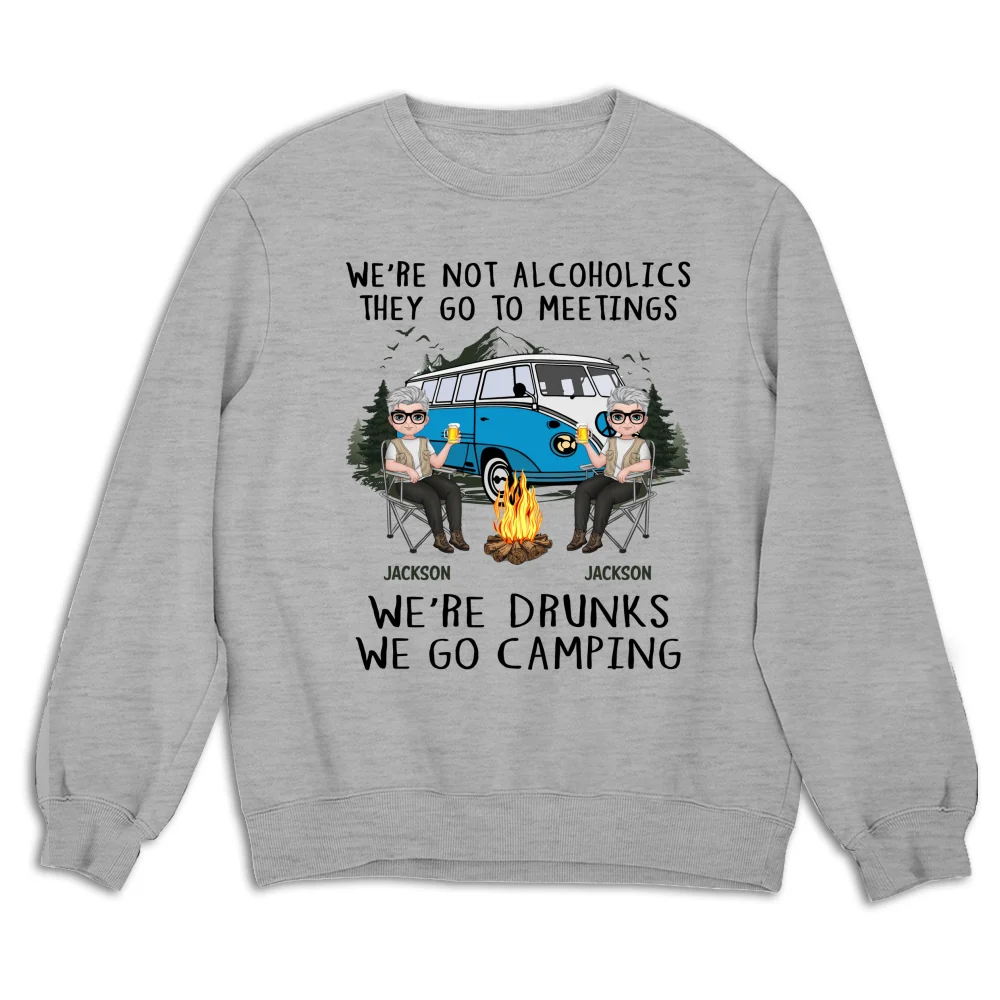 We Are Not Alcoholics They Go To Meetings Drunk - Personalized Custom Shirt - Image 14