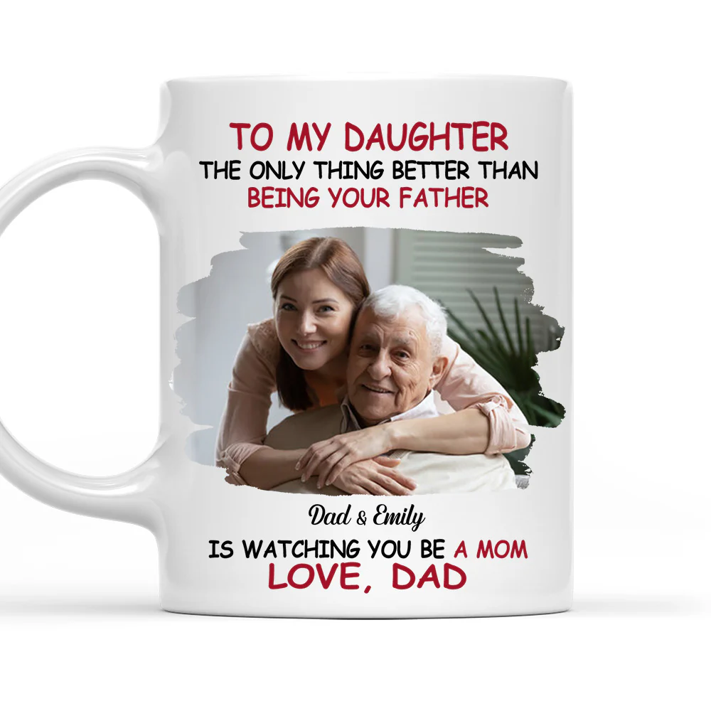 We Are Proud Of You Daughter Photo - Personalized Custom Coffee Mug
