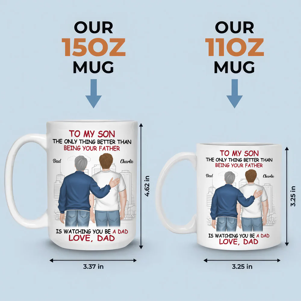 We Are Proud Of You - Personalized Custom Coffee Mug - Image 6