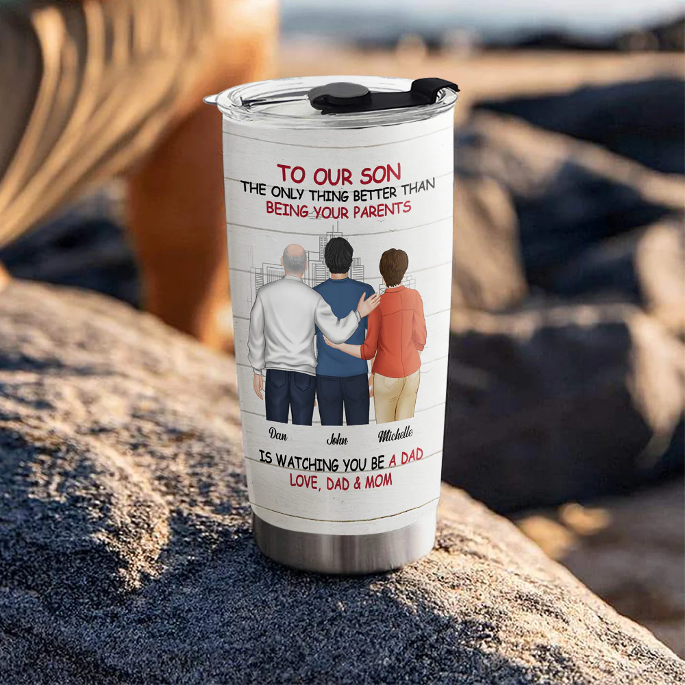 We Are Proud Of You - Personalized Custom Tumbler - Image 4
