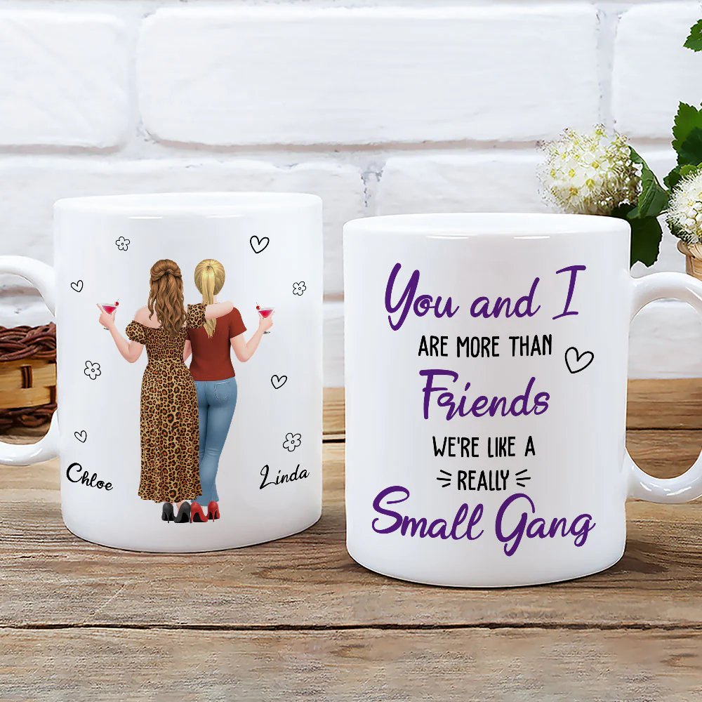 We Are Really Like Small Gang - Personalized Custom Coffee Mug - Image 2