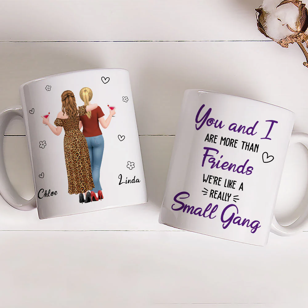 We Are Really Like Small Gang - Personalized Custom Coffee Mug - Image 3