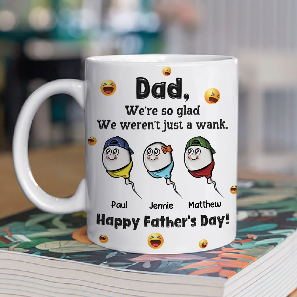We Are So Glad - Personalized Custom 3D Effect Coffee Mug - Image 2