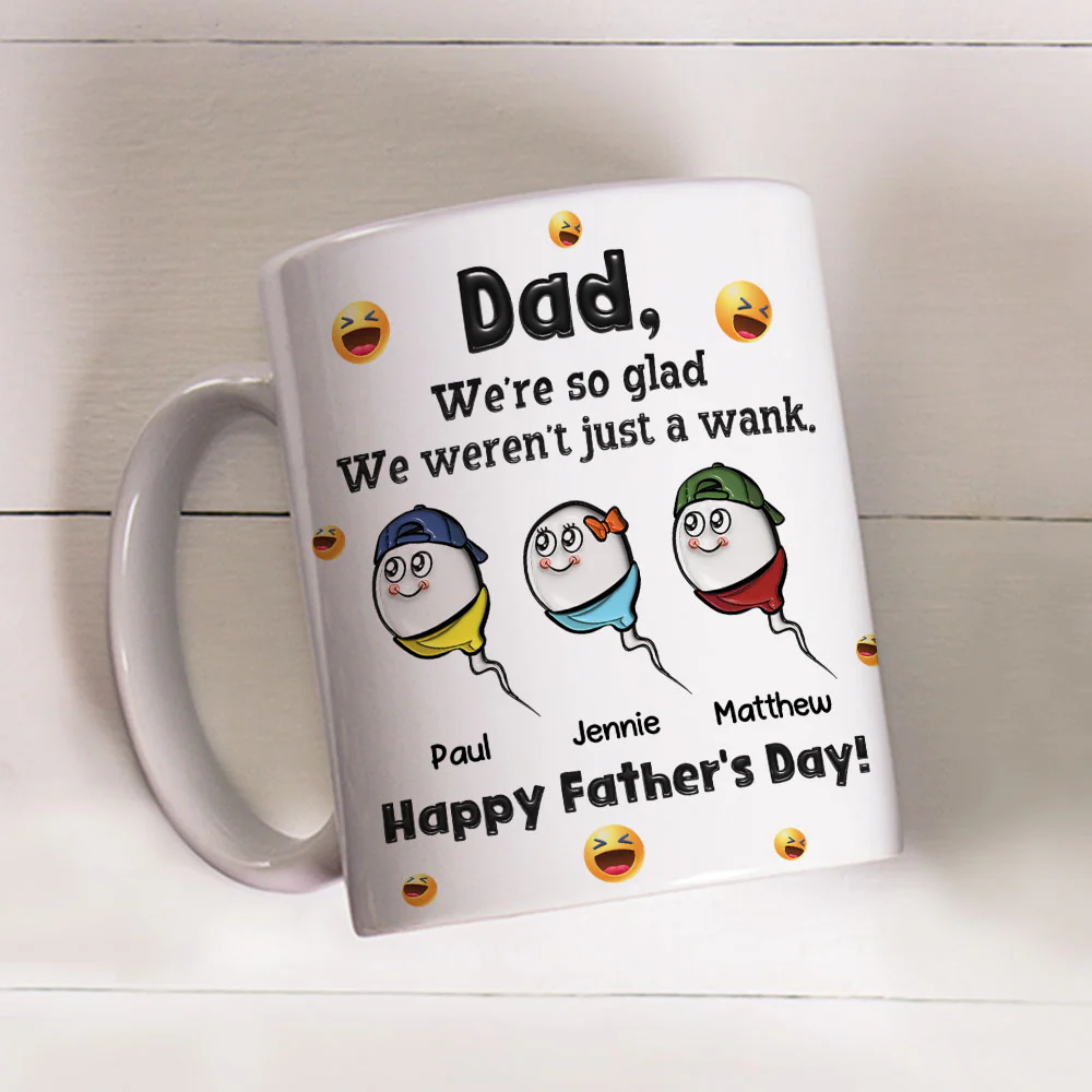 We Are So Glad - Personalized Custom 3D Effect Coffee Mug - Image 3