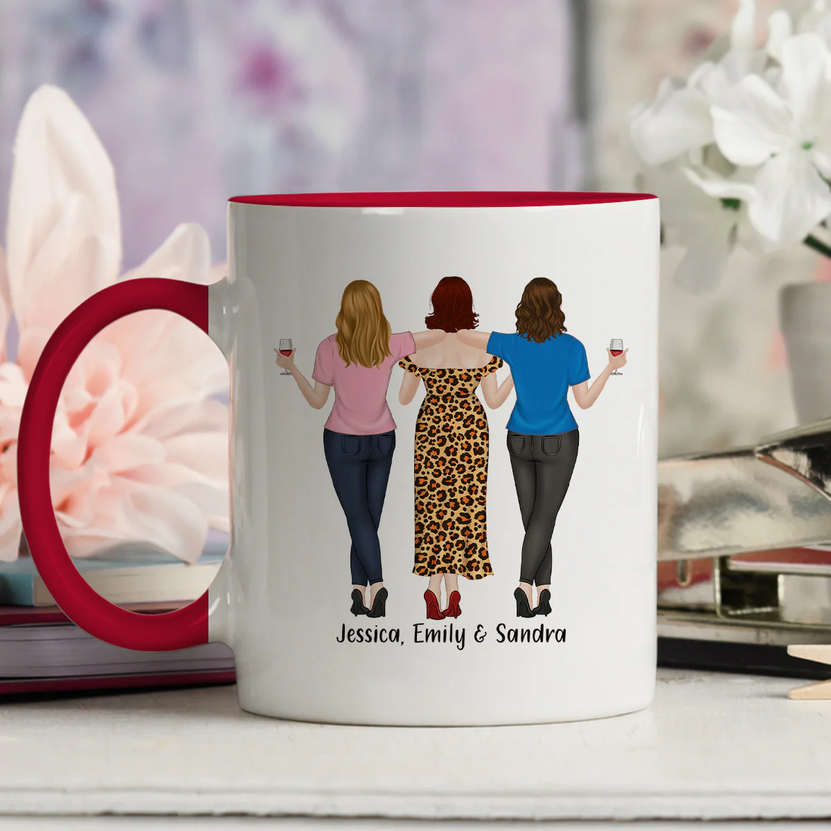 We Are The Same - Personalized Custom Accent Mug - Image 3