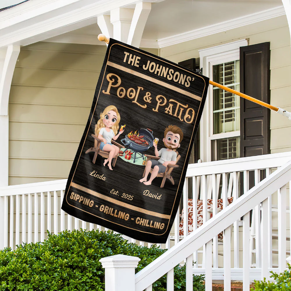 We At Pool And Patio - Personalized Custom Flag - Image 5