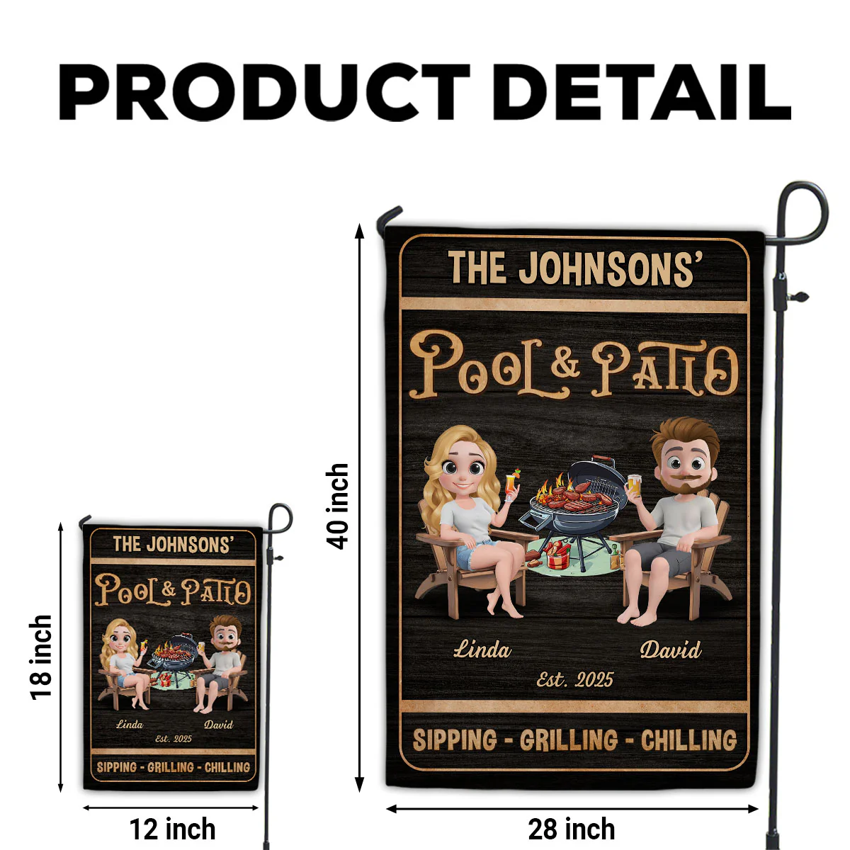 We At Pool And Patio - Personalized Custom Flag - Image 6