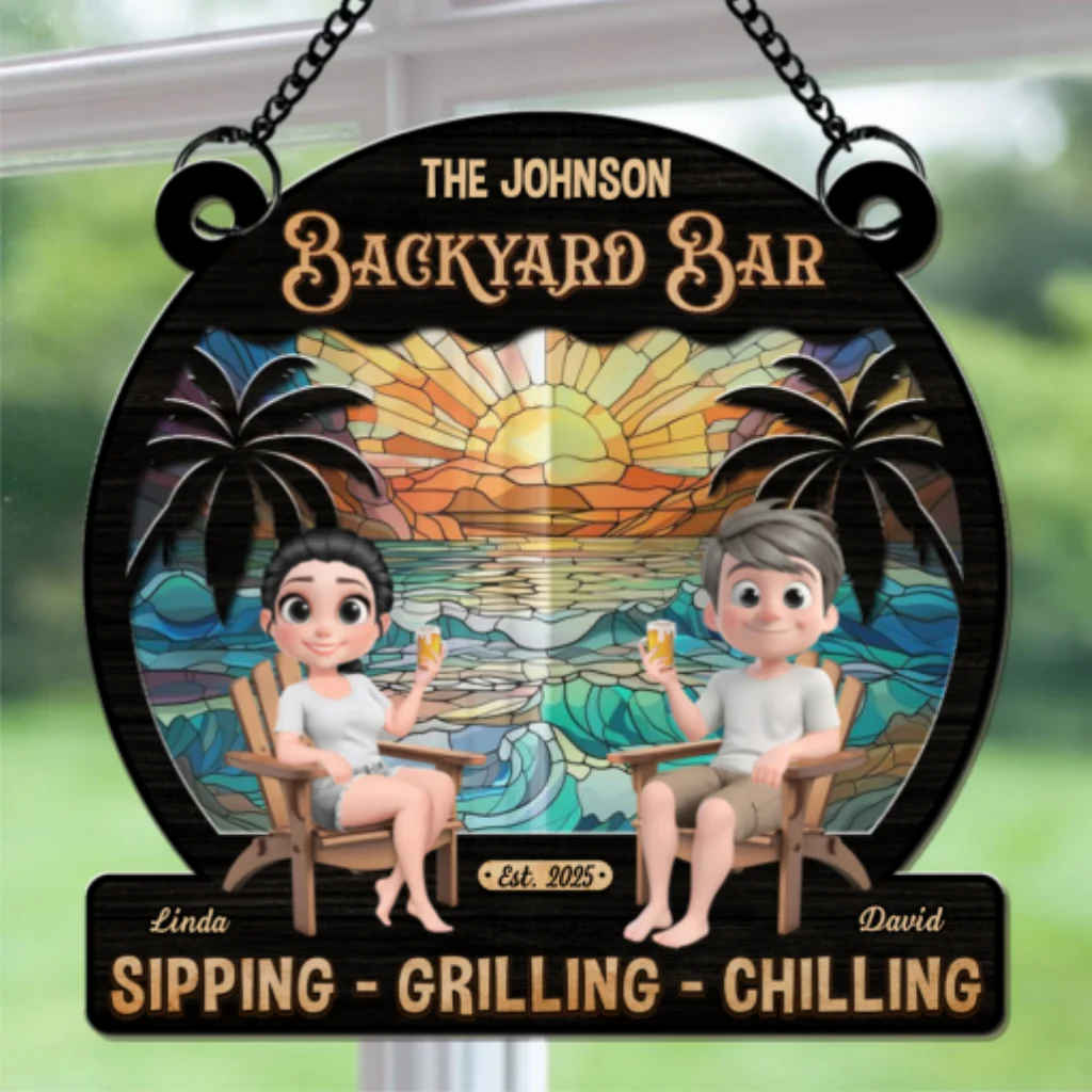 We At Pool And Patio - Personalized Custom Suncatcher - Image 5