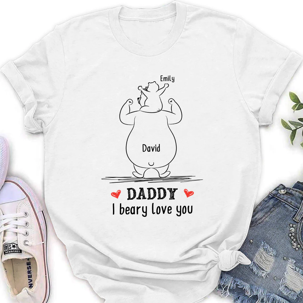 We Beary Love You Dad - Personalized Custom Shirt - Image 5