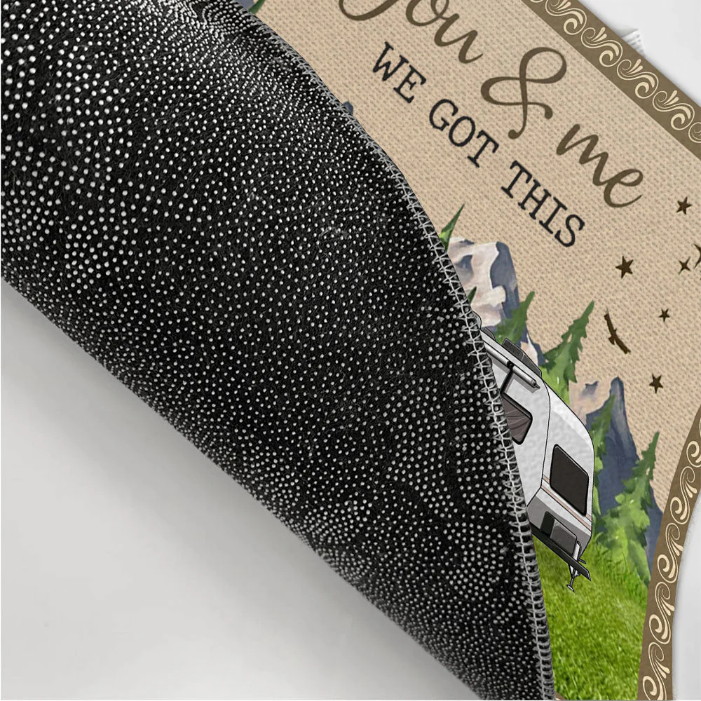 We Built A Life We Love - Personalized Custom Doormat - Image 5